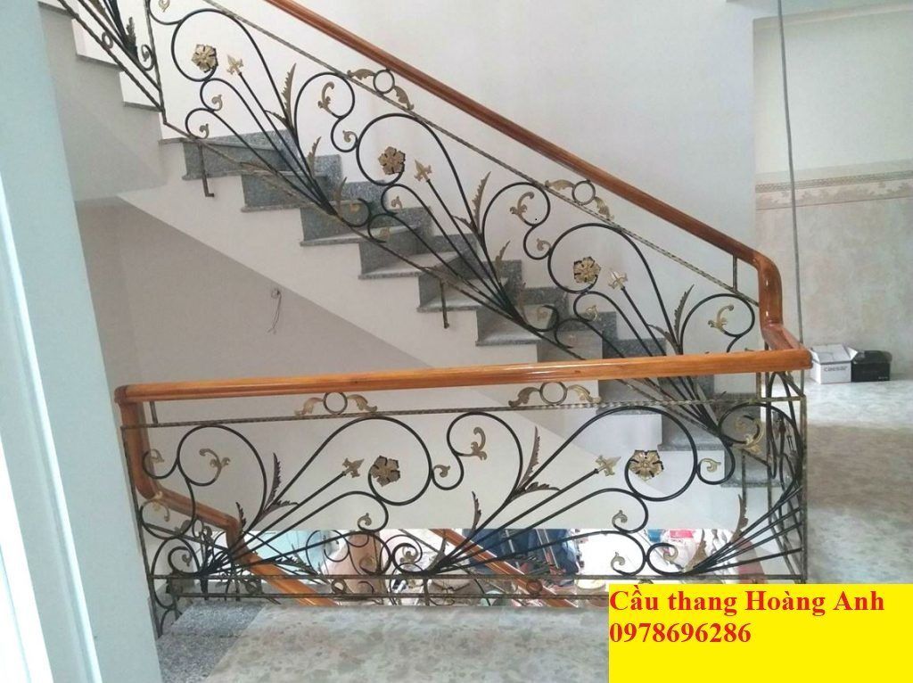 cầu thang sắt nghệ thuật