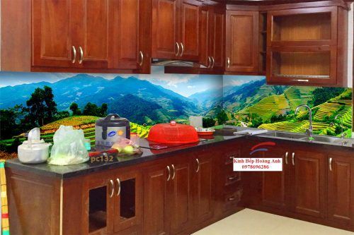Báo giá kính 3D ốp bếp