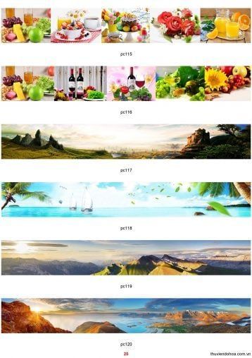 kính ốp bếp 3D của kính Hoàng Anh