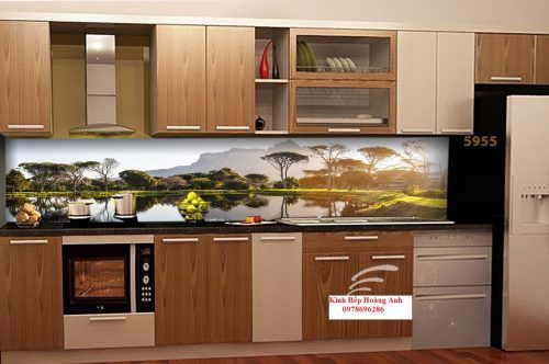 Báo giá kính 3D ốp bếp