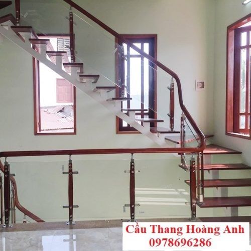 Cầu thang xương cá đơn