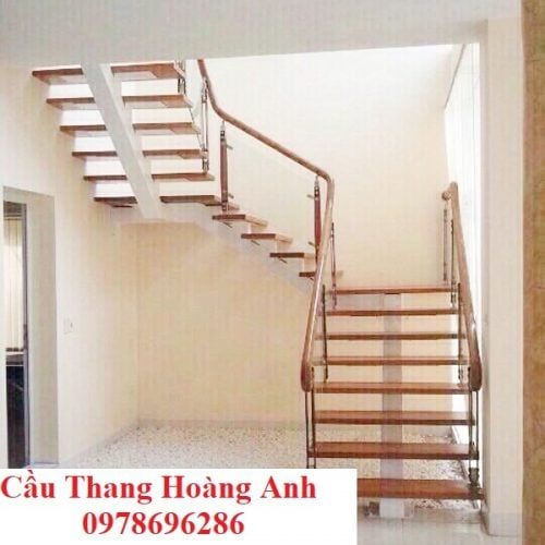 Cầu thang xương cá đơn
