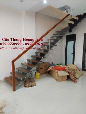 cầu thang xương cá đơn hộp 100 x100 dơn tĩnh điện